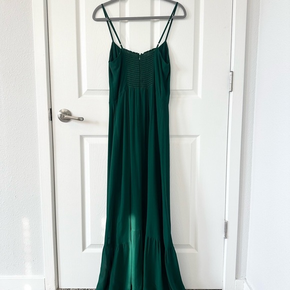 Reformation Emersyn Green Evening Dress - Picture 3 of 10